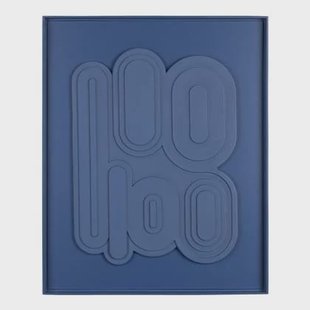 Zuiver August Wanddecoratie - Navy Blue