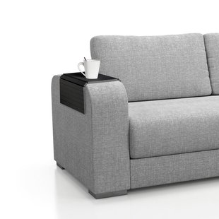 Dienblad sofa - zwart - 44,5x24x0,9 cm Dienblad sofa - zwart - 44,5x24x0,9 cm