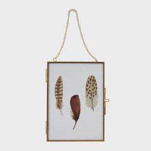 Fotolijst aan ketting - goud - 13x18 cm