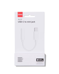 HEMA USB-C naar 3.5mm jack adapter