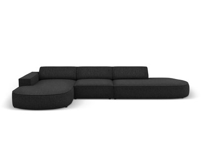 4-zitshoekbank Jodie links chenille open | Micadoni Home