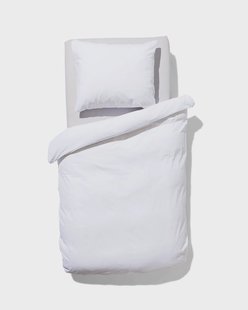 HEMA Dekbedovertrek 140x200/220cm zacht katoen wit (wit)
