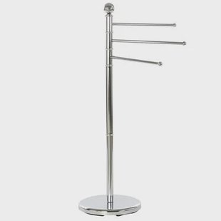 Items Handdoekrek - 3-stangs - RVS - 93 cm