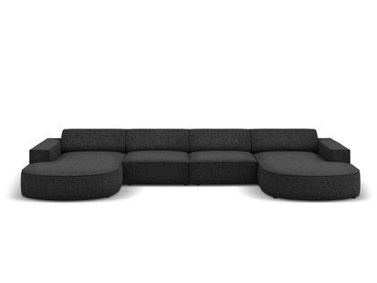 U-bank Jodie chenille afgerond | Micadoni Home