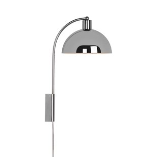 Nordlux Wandlamp Ellen 20 met kabel + stekker, chroom