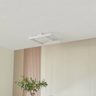 Lucande Smart LED plafondlamp Tjado, 50 cm, wit, RGBW