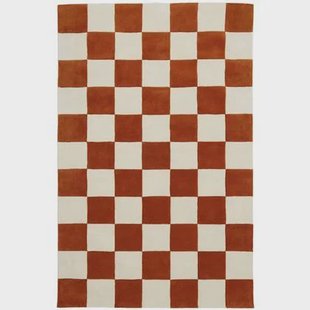FÉST Checks vloerkleed 161x253 pumpkin