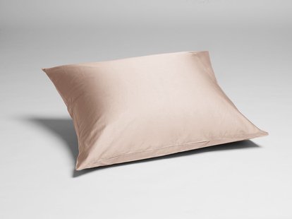 Yumeko Kussensloop katoen satijn dusty rose 50x70 100% biologisch en fairtrade katoen, satijn geweven