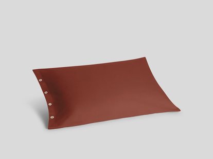 Yumeko Kussensloop flanel red velvet 50x70 100% biologisch katoen, flanel (licht geborsteld)