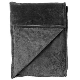 Dutch Decor plaid MARLEY - 150x200 cm Charcoal Gray