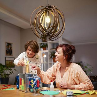 Philips E27 LED lamp G45 2,3W 485lm 2.700K helder Philips E27 LED lamp G45 2,3W 485lm 2.700K helder