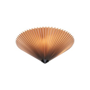 Markslöjd Plisado plafondlamp, grijs, Ø 42 cm