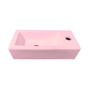 Best Design farnetta fontein rechts 37 x 18 x 9 cm mat-lichtroze lichtroze mat 4016800