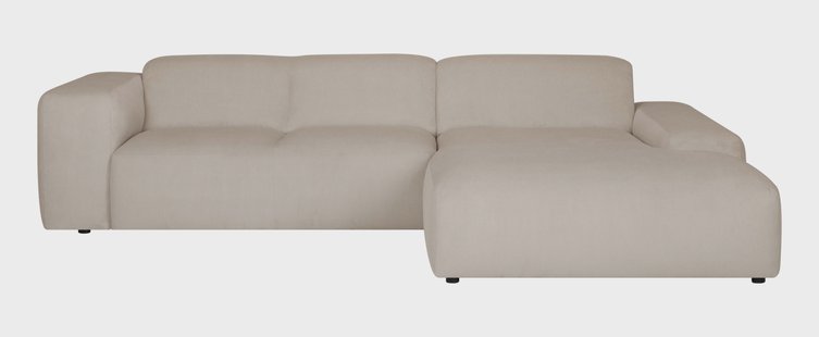 4-zitshoekbank-Hilton XCL rechts ribstof | NADUVI Collection