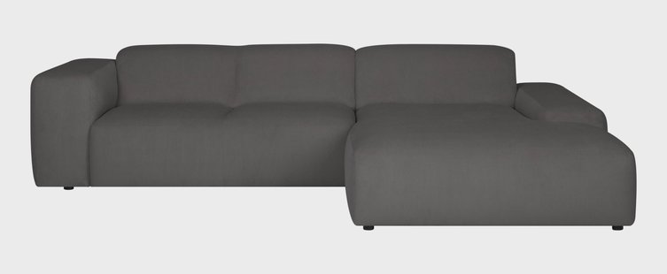 4-zitshoekbank-Hilton XCL rechts ribstof | NADUVI Collection