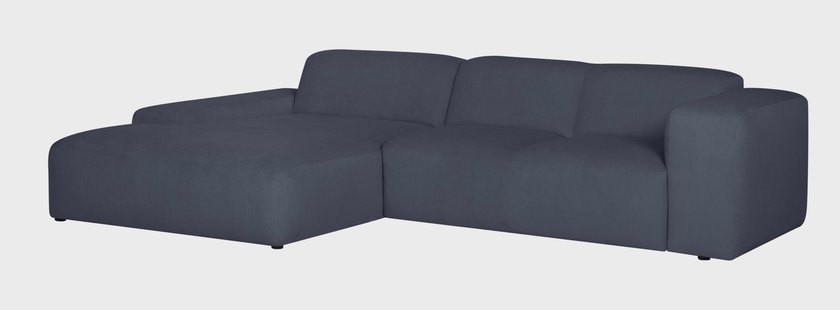 4-zitshoekbank-Hilton links ribstof | NADUVI Collection