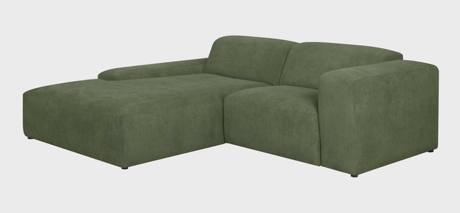 3-zitshoekbank-Hilton XCL links ribstof | NADUVI Collection