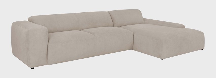 5-zitshoekbank-Hilton XCL rechts ribstof | NADUVI Collection