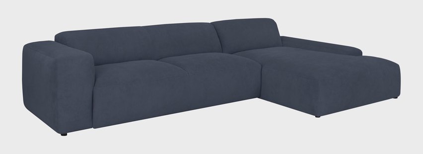 5-zitshoekbank-Hilton XCL rechts ribstof | NADUVI Collection