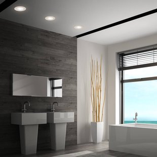 Briloner LED inbouwspot 7605 IP44 3 per set CTS mat nikkel