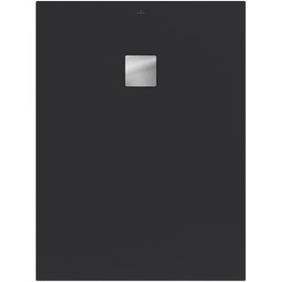 Villeroy & Boch Excello douchevloer - 120x90cm - polyurethaan/acryl Anthracite uda1290exc2v-1s