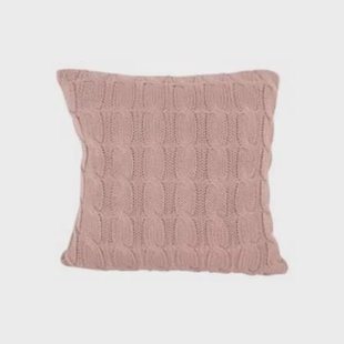 Present Time Cushion Cable Knitted 45 x 45 x 16 cm