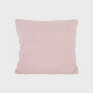present time Sierkussen Honeycomb - Roze - 45x45x15cm