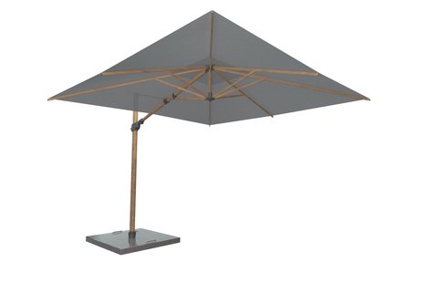 4 Seasons Outdoor | Parasol Siesta Premium 300 x 300 cm | Houtlook-Charcoal 4 Seasons Outdoor | Parasol Siesta Premium 300 x 300 cm | Houtlook-Charcoal