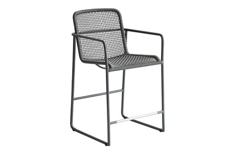 Borek | Tuinstoel Mira Hoog | Donkergrijs