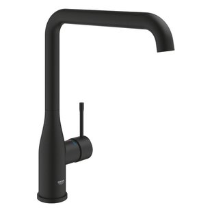 Grohe Essence new keukenmengkraan L-uitloop phantom black 30505kf0