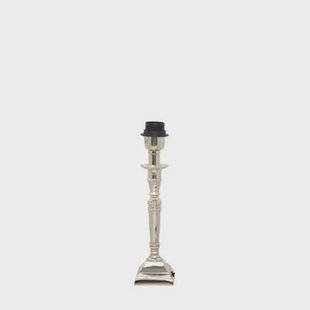 Light & Living Light&living Lampvoet 8x8x25 cm DELHI nikkel Light & Living Light&living Lampvoet 8x8x25 cm DELHI nikkel