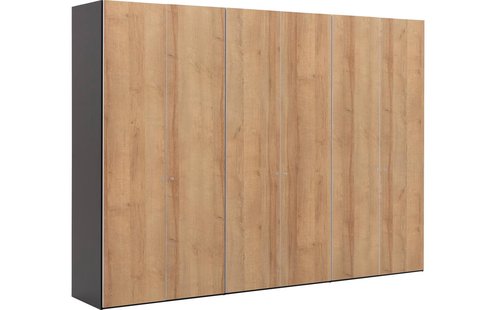 Goossens Kledingkast Easy Storage Ddk, Kledingkast 304 cm breed, 220 cm hoog, 6x draaideur