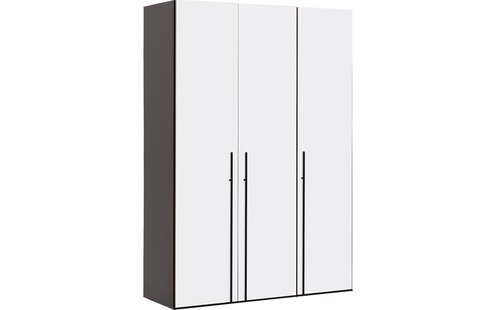 Goossens Kledingkast Easy Storage Ddk, Kledingkast 153 cm breed, 220 cm hoog, 3x glas draaideur