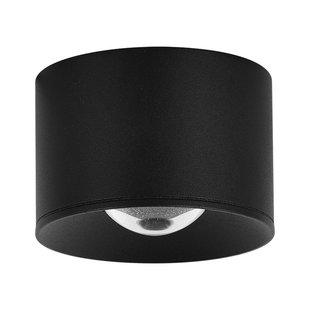 Zambelis LED plafondspot voor buiten S131, Ø 8 cm, zandzwart