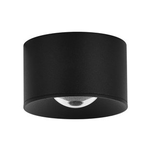 Zambelis LED plafondspot voor buiten S133 Ø 6,5 cm, zandzwart