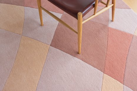 MOMO Rugs Studio - Rhythmic Tides Sand Rond - 200 cm Rond Vloerkleed