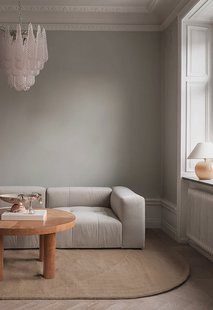 Layered - Vloerkleed Circular Wool Rug Sand - 180x270 cm