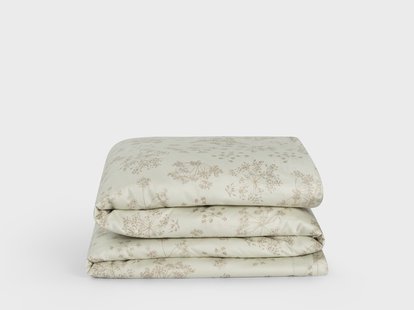 Yumeko Kinderdekbedovertrek katoen satijn natural bloom 100% biologisch katoen, satijn geweven