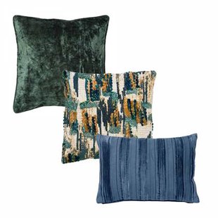 Set van 3 Sierkussens | Insignia Blue