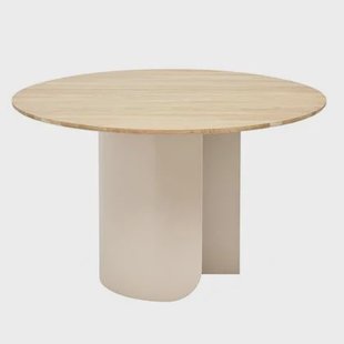 FÉST Plateau eettafel 120 sand eiken blad