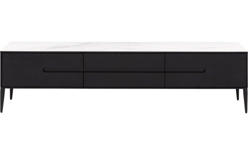 Goossens Tv Meubel Dexter, 3 laden 40 cm diep