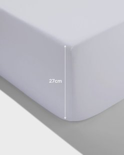 HEMA Hoeslaken Percal 90x200 Wit (wit) HEMA Hoeslaken Percal 90x200 Wit (wit)