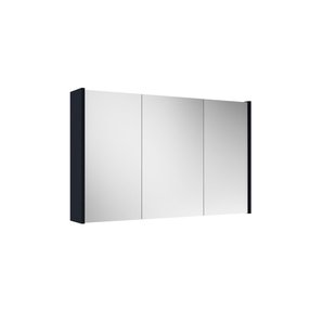 Saniclass Prime Spiegelkast - 100x63x16cm - inclusief zijpanelen - mat marine blauw SW1212817/SW892635