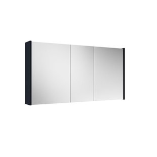 Saniclass Prime Spiegelkast - 120x63x16cm - inclusief zijpanelen - mat marine blauw SW1212818/SW892635