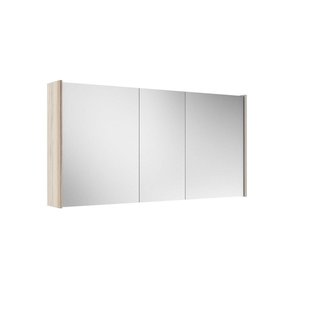 Saniclass Prime Spiegelkast - 120x63x16cm - inclusief zijpanelen - beech (hout) SW1212818/SW910735