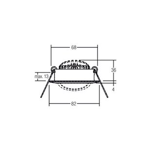 BRUMBERG BB03 inbouw RC driver hoekig zwart BRUMBERG BB03 inbouw RC driver hoekig zwart