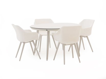 Hartman Sophie Studio ø128cm dining tuinset 5-delig - Laagste prijsgarantie!