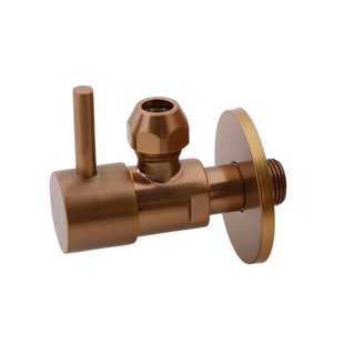 Hoekstopkraan Xellanz Minimal 3/8 x 3/8 Of Knel 10 mm Geborsteld Brons Koper