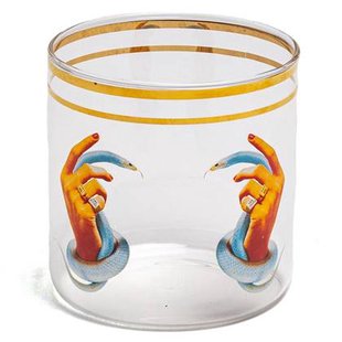 Seletti Toiletpaper glas Hands With Snakes Seletti Toiletpaper glas Hands With Snakes