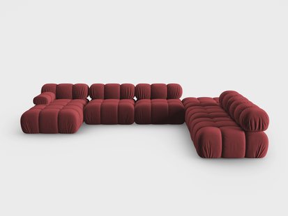 Modulaire-U-bank Tropea rechts velvet | Milo Casa Modulaire-U-bank Tropea rechts velvet | Milo Casa